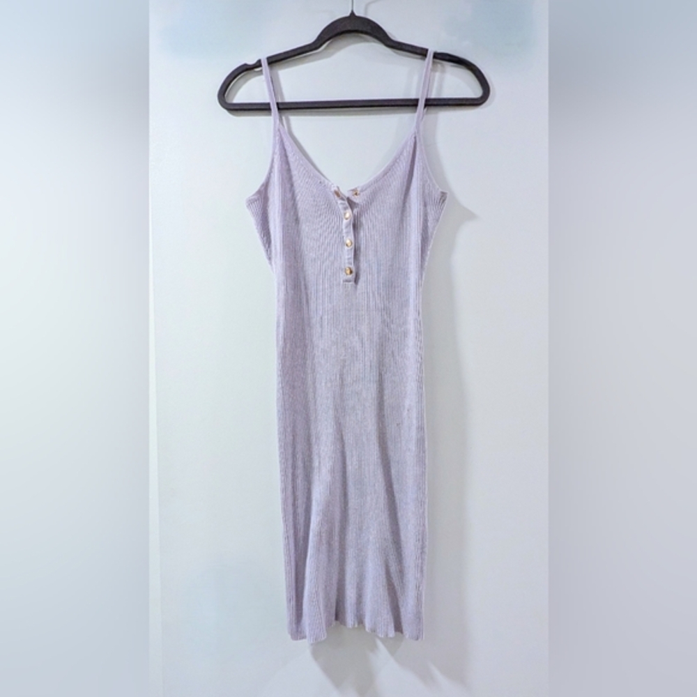 Love Tree Lavender Ribbed Knit Dress - Picture 3 of 9